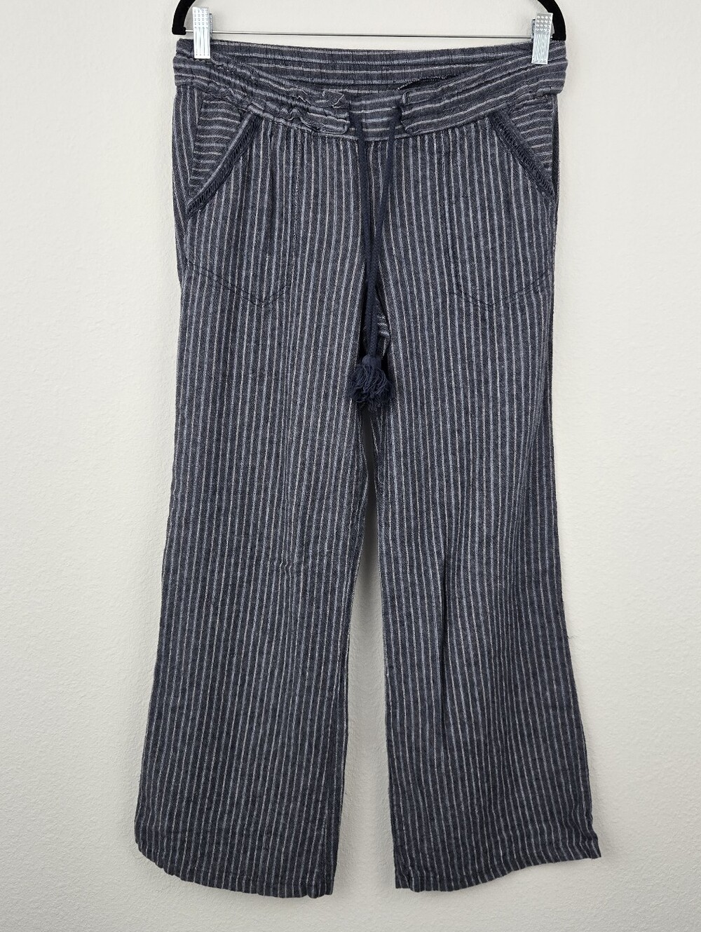 Blue Jolt Striped Linen Pants